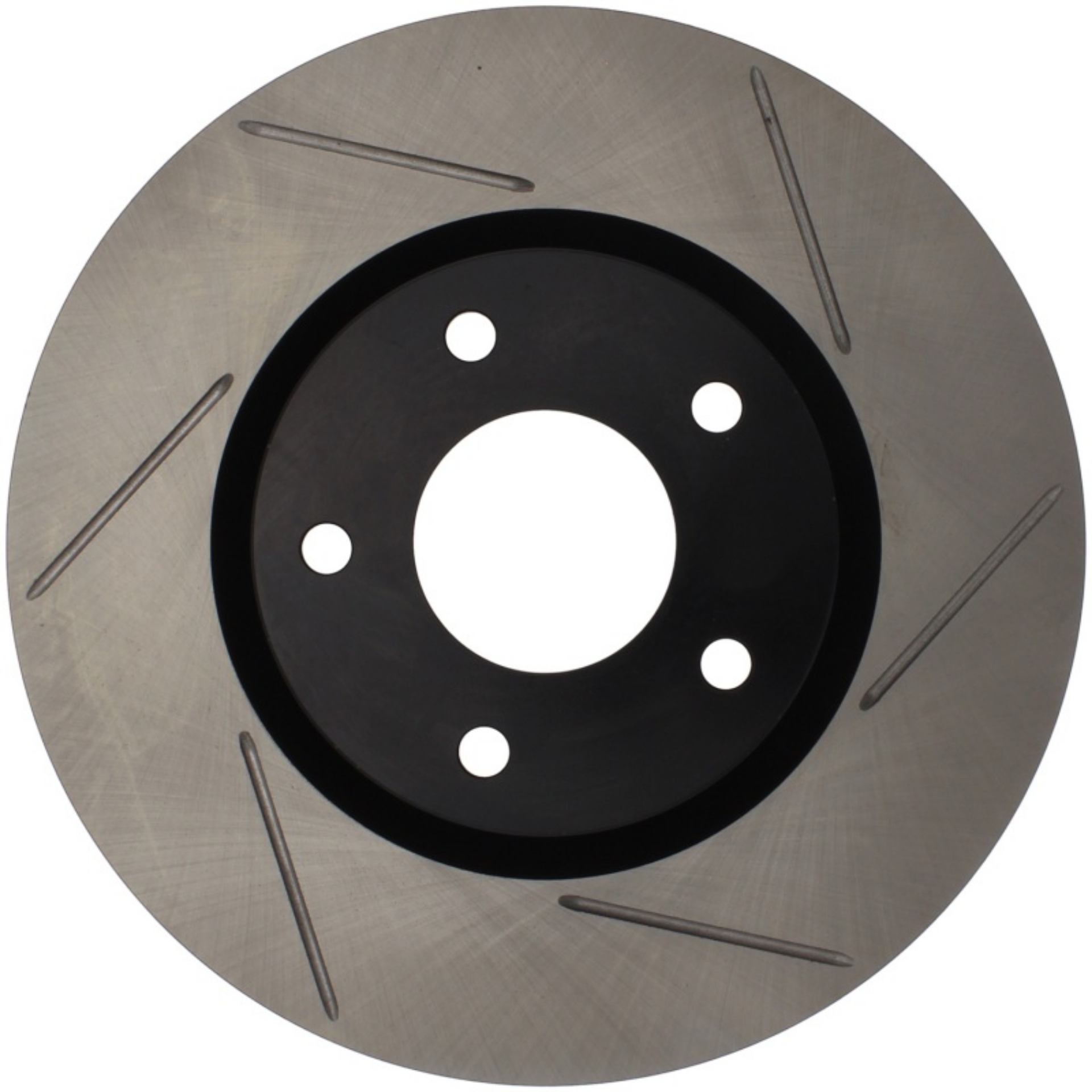 Picture of StopTech Power Slot 03-05 350Z - 03-04 G35 - 03-05 G35X SportStop Slotted Front Left Rotor