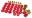 Picture of Prothane 55-57 Chevy Full Sedan Body Mount - Red