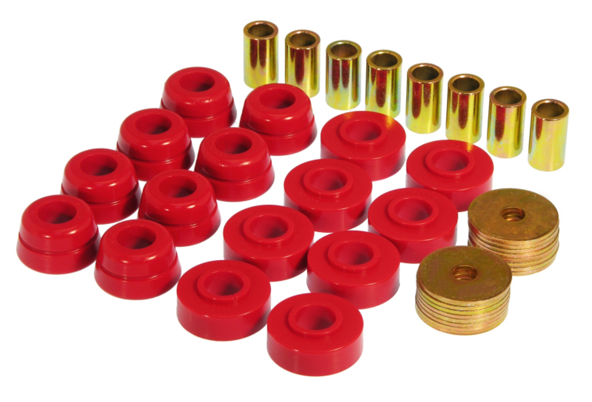 Picture of Prothane 73-82 Chevy Corvette Body Mount Kit - Red