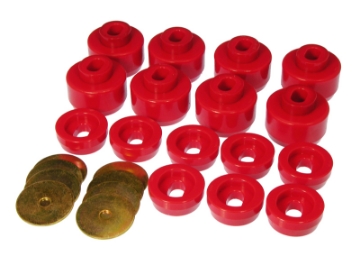 Picture of Prothane 99-06 Chevy Silverado 2-4wd Body Mounts - Red