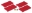 Picture of Prothane 67-69 GM F-Body Upper-Lower Spring Pad Mono - Red