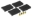 Picture of Prothane 68-69 GM F-Body Upper-Lower Spring Pad Multi - Black