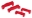 Picture of Prothane 88-98 Chevy Truck Small Block Radiator Insolators - Red