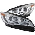 Picture of ANZO 2013-2015 Ford Escape Projector Headlights w- U-Bar Chrome