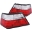 Picture of ANZO 1986-1995 Mercedes Benz E Class W124 Taillights Red-Clear