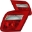 Picture of ANZO 2000-2003 BMW 3 Series E46 Taillights Red-Clear - Inner