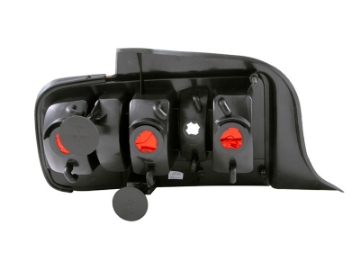 Picture of ANZO 2005-2009 Ford Mustang Taillights Red-Clear - 2010 Style