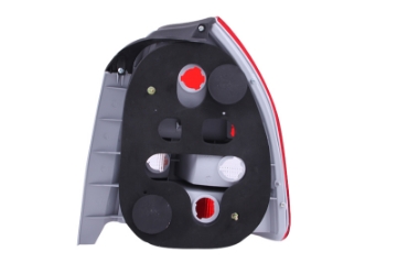 Picture of ANZO 1996-2000 Honda Civic Taillights Red-Smoke