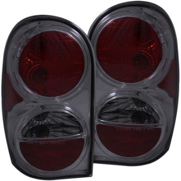 Picture of ANZO 2002-2007 Jeep Liberty Taillights Smoke