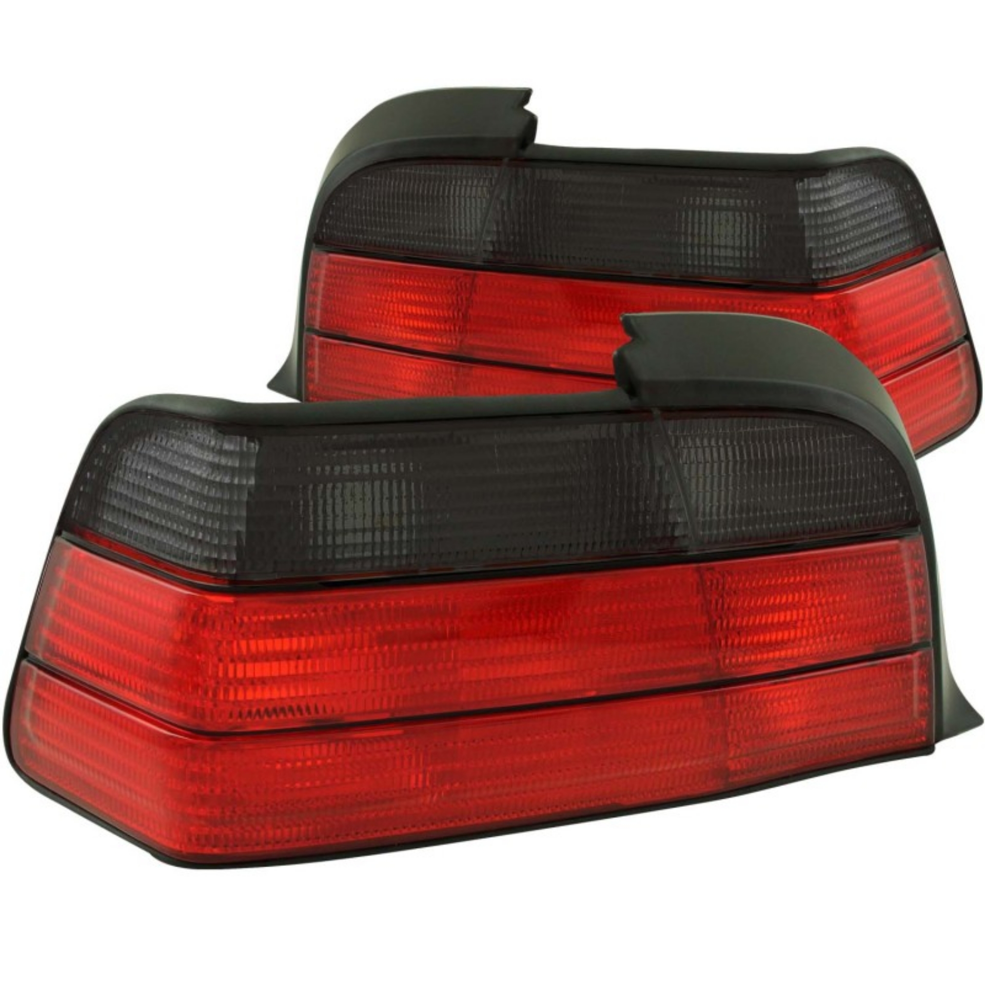 Picture of ANZO 1992-1998 BMW 3 Series E36 Coupe-Convertable Taillights Red-Smoke