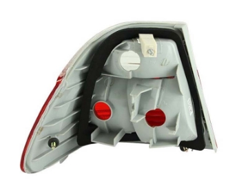 Picture of ANZO 1999-2001 BMW 3 Series E46 Taillights Red-Clear