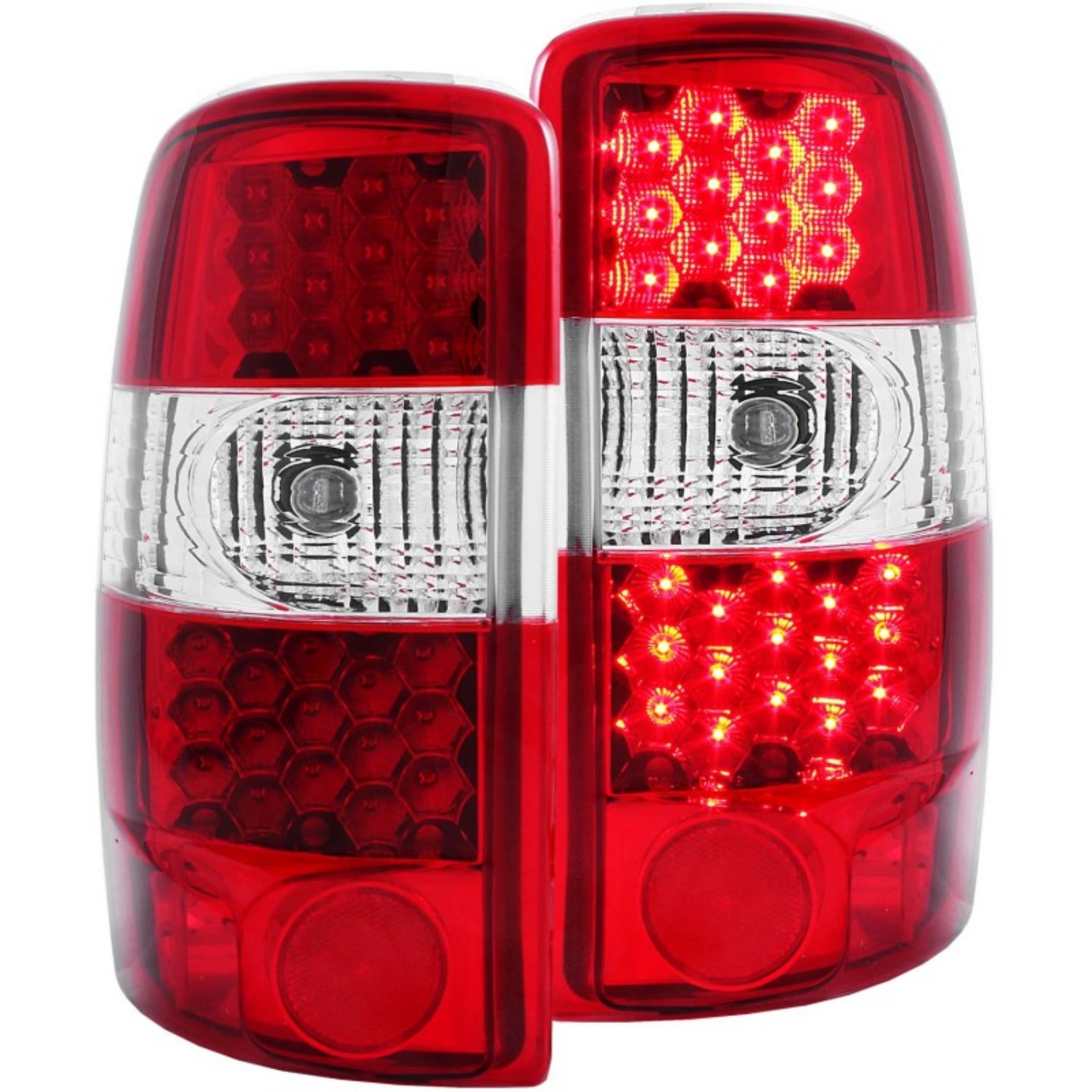 Picture of ANZO 2000-2006 Chevrolet Suburban LED Taillights Red-Clear