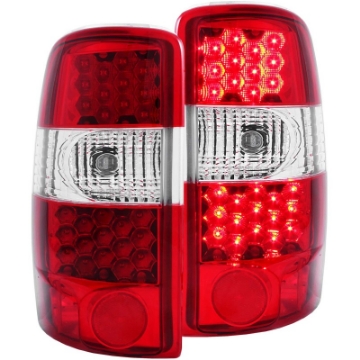 Picture of ANZO 2000-2006 Chevrolet Suburban LED Taillights Red-Clear