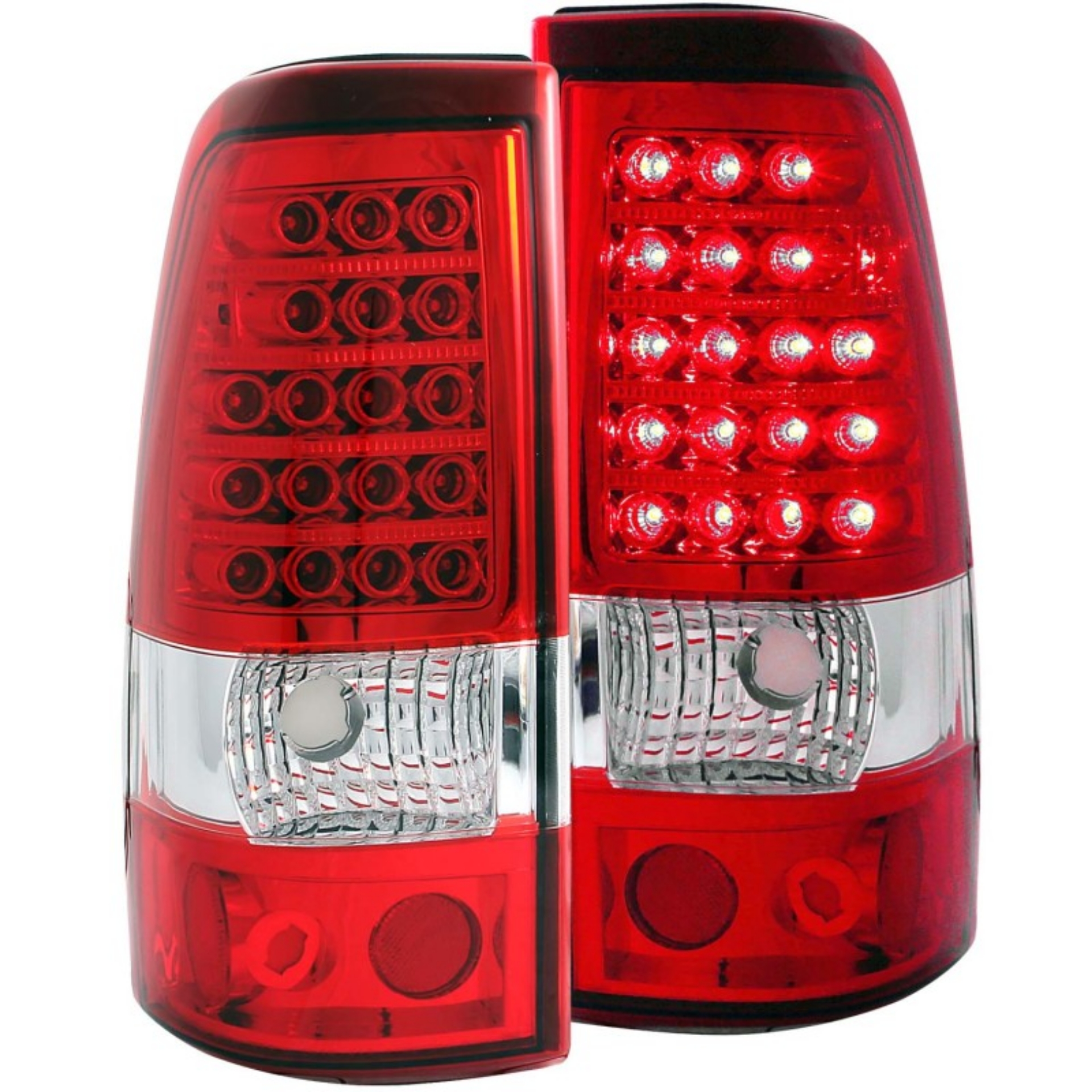 Picture of ANZO 2003-2006 Chevrolet Silverado 1500 LED Taillights Red-Clear