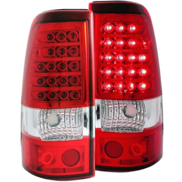 Picture of ANZO 2003-2006 Chevrolet Silverado 1500 LED Taillights Red-Clear