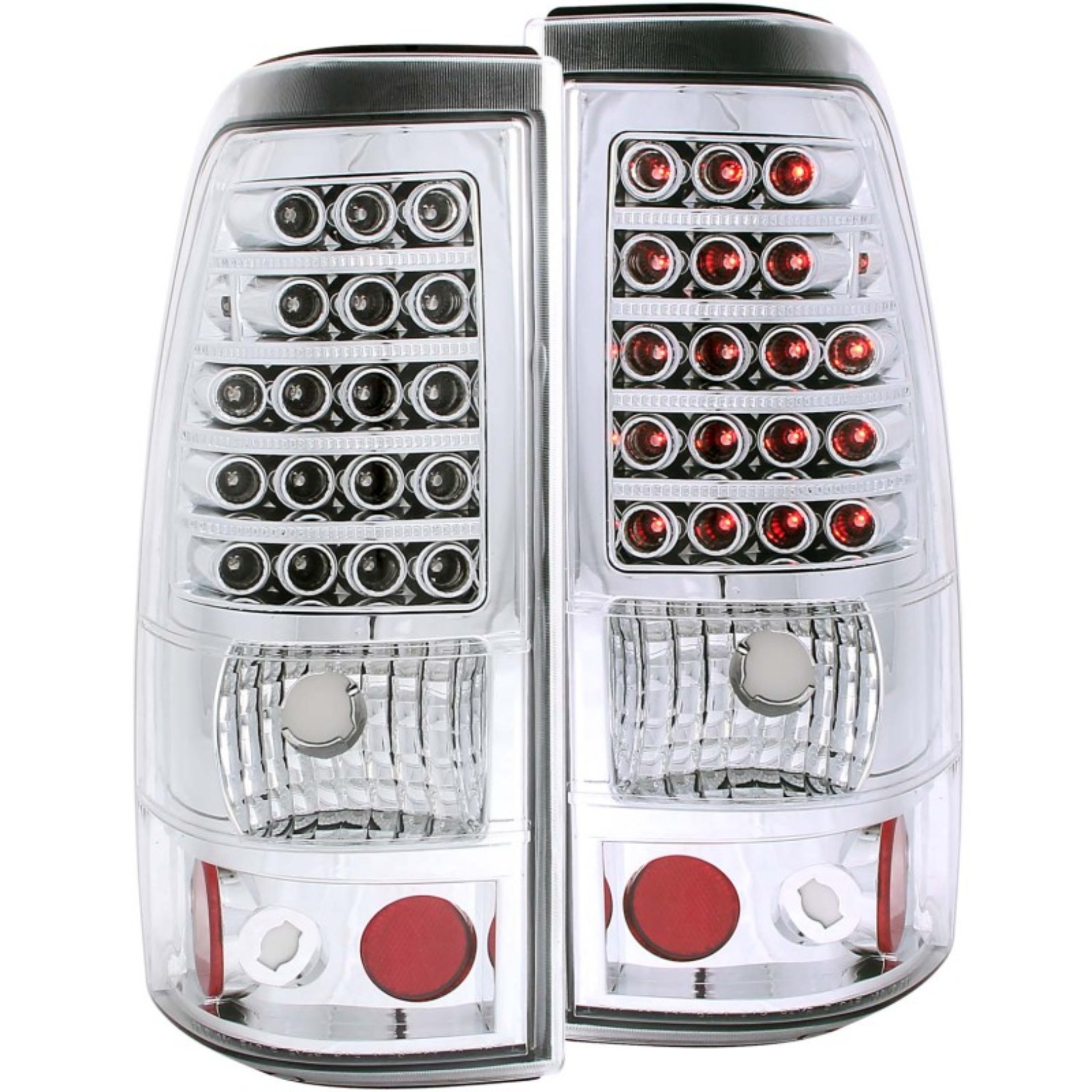Picture of ANZO 2003-2006 Chevrolet Silverado 1500 LED Taillights Chrome