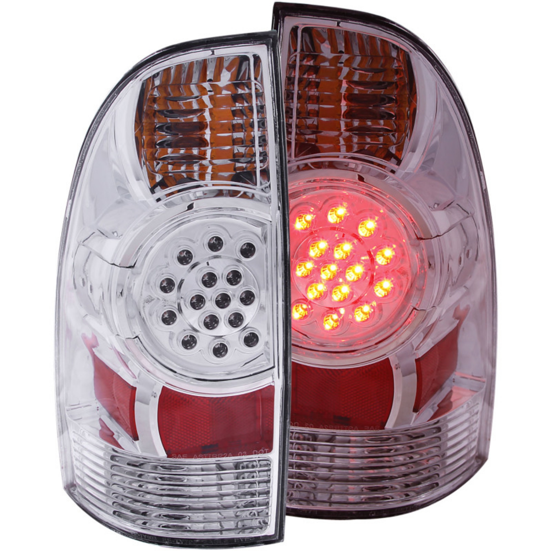 Picture of ANZO 2005-2015 Toyota Tacoma LED Taillights Chrome