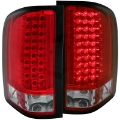 Picture of ANZO 2007-2013 Chevrolet Silverado 1500 LED Taillights Red-Clear
