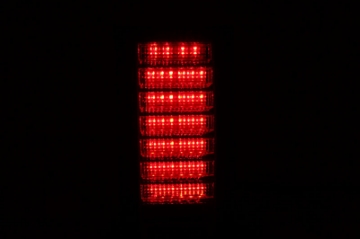 Picture of ANZO 2003-2009 Hummer H2 LED Taillights Red-Clear