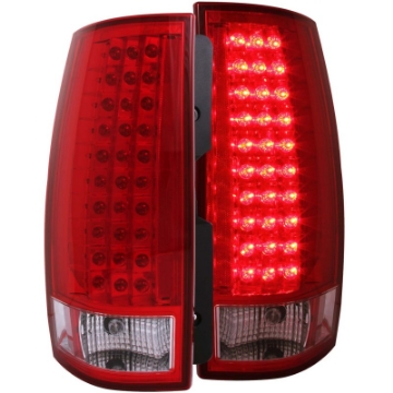 Picture of ANZO 2007-2014 Chevrolet Suburban LED Taillights Red-Clear