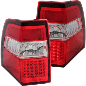 Picture of ANZO 2007-2014 Ford Expedition LED Taillights Red-Clear