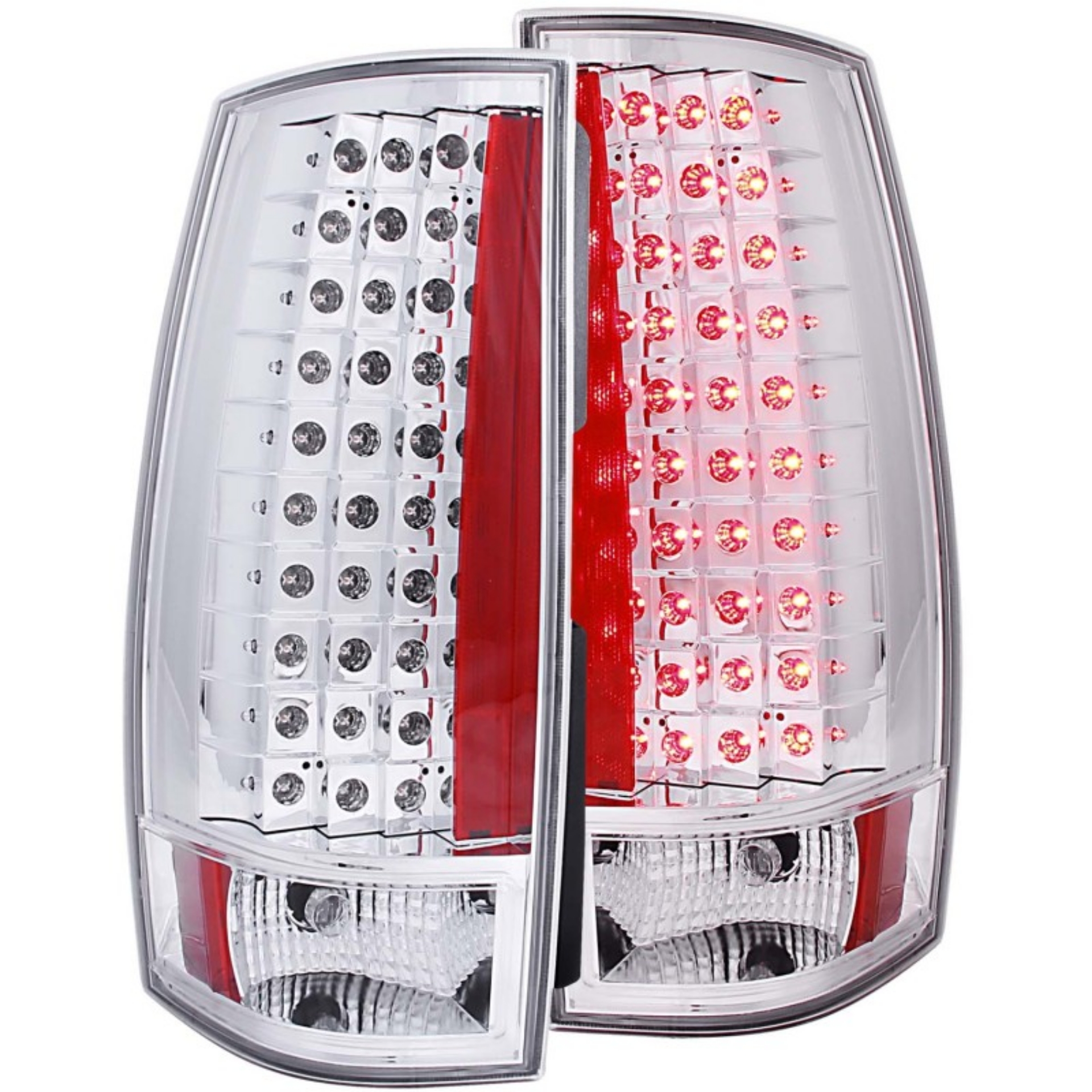 Picture of ANZO 2007-2014 Chevrolet Suburban LED Taillights Red-Clear G4