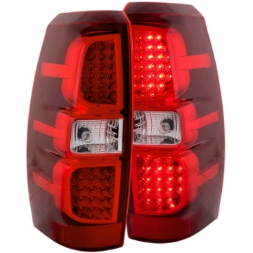Picture of ANZO 2007-2013 Chevrolet Avalanche LED Taillights Red-Clear