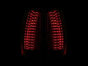 Picture of ANZO 2007-2014 Chevrolet Suburban LED Taillights Red-Clear - Escalade Look