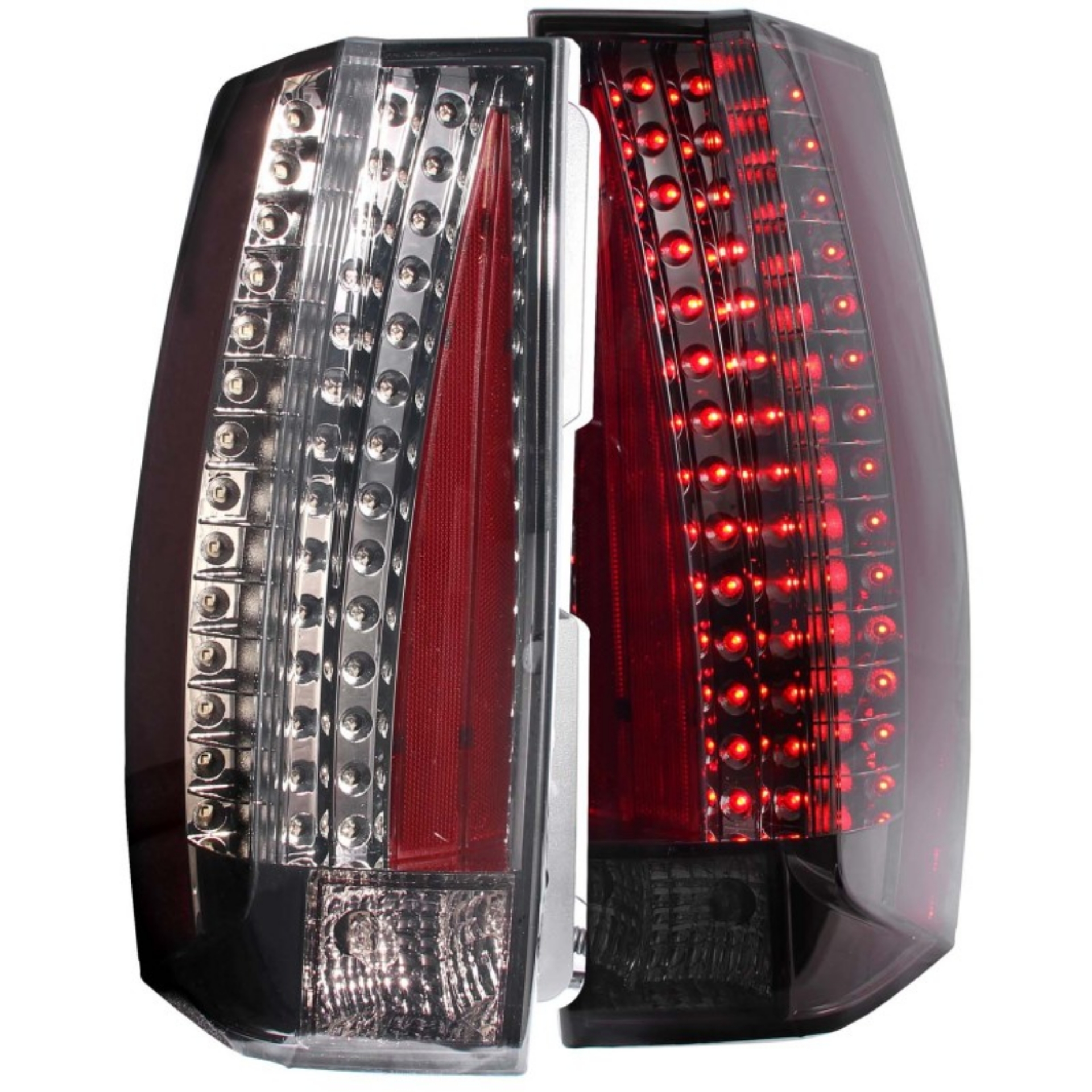 Picture of ANZO 2007-2014 Chevrolet Suburban LED Taillights Smoke - Escalade Look