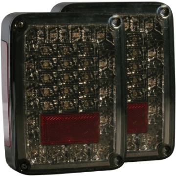 Picture of ANZO 2007-2015 Jeep Wrangler LED Taillights Smoke