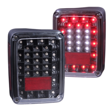 Picture of ANZO 2007-2015 Jeep Wrangler LED Taillights Black