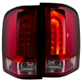 Picture of ANZO 2007-2013 Chevrolet Silverado 1500 LED Taillights Red-Clear G2