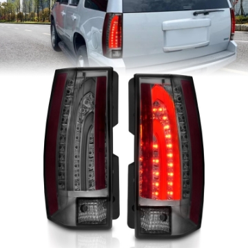 Picture of ANZO 2007-2014 Chevrolet Suburban LED Taillights Smoke G5 - Escalade Look