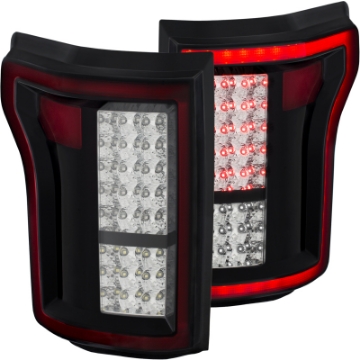 Picture of ANZO 2015-2016 Ford F-150 LED Taillights Red-Clear