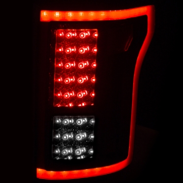 Picture of ANZO 2015-2016 Ford F-150 LED Taillights Red-Smoke