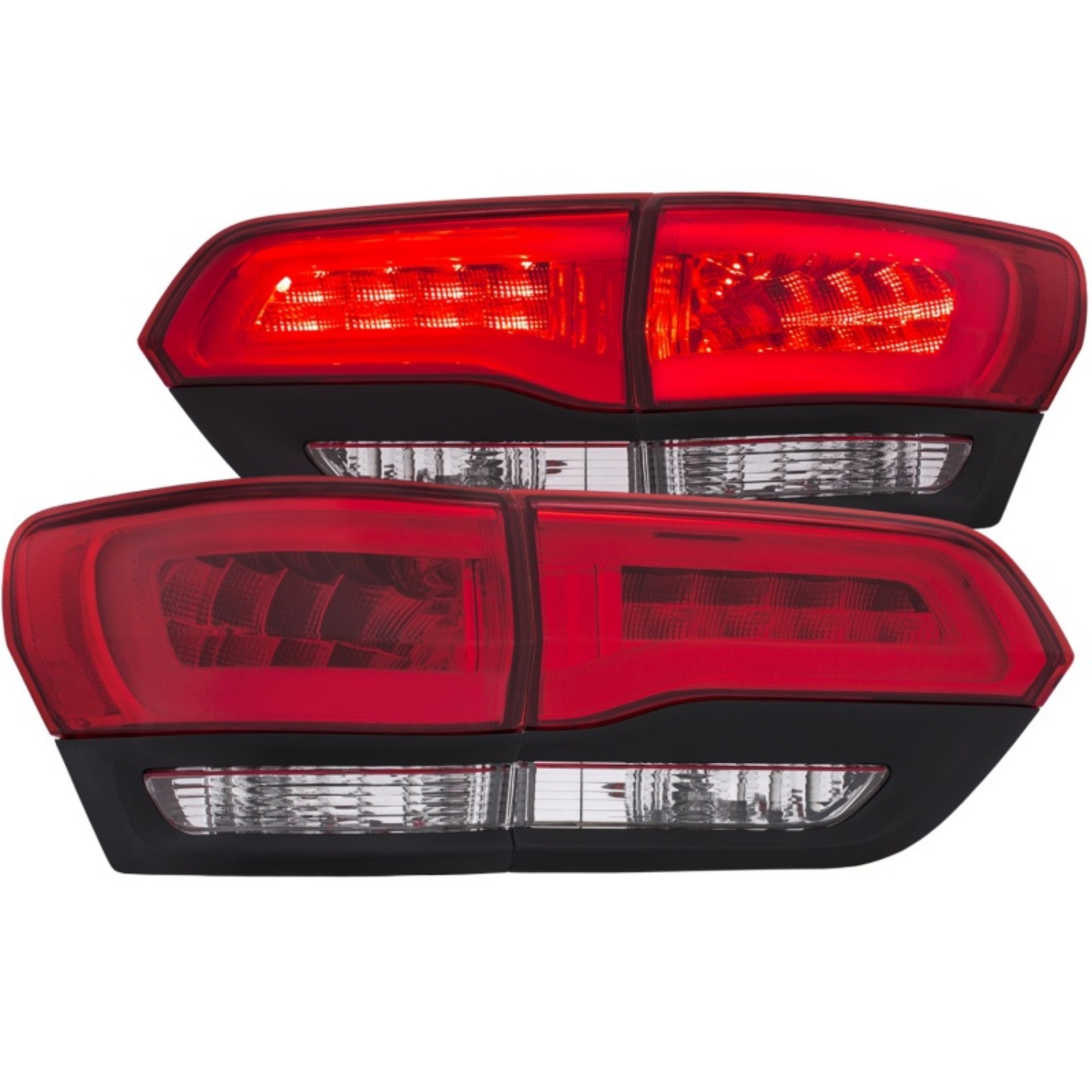 Picture of ANZO 2014-2016 Jeep Grand Cherokee LED Taillights Red-Clear