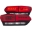 Picture of ANZO 2014-2016 Jeep Grand Cherokee LED Taillights Red-Clear