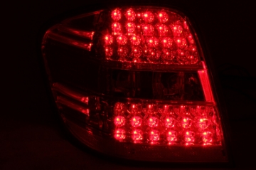 Picture of ANZO 2006-2007 Mercedes Benz M Class W164 LED Taillights Red-Clear