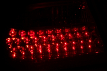 Picture of ANZO 1996-2002 Mercedes Benz E Class W210 LED Taillights Red-Clear