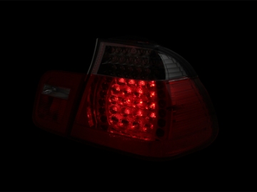 Picture of ANZO 2002-2005 4DR BMW 3 Series E46 LED Taillights Red-Smoke