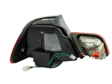 Picture of ANZO 2000-2003 BMW 3 Series E46 LED Taillights Red Clear 4pc
