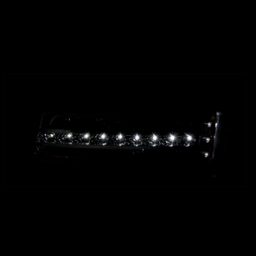 Picture of ANZO 2003-2006 Chevrolet Silverado 1500 LED Parking Lights Black w- Amber Reflector