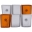Picture of ANZO Corner Lights 1988-1993 Chevrolet C1500 Euro Corner Lights 4 Crystal Chrome - 2 Crystal Amber