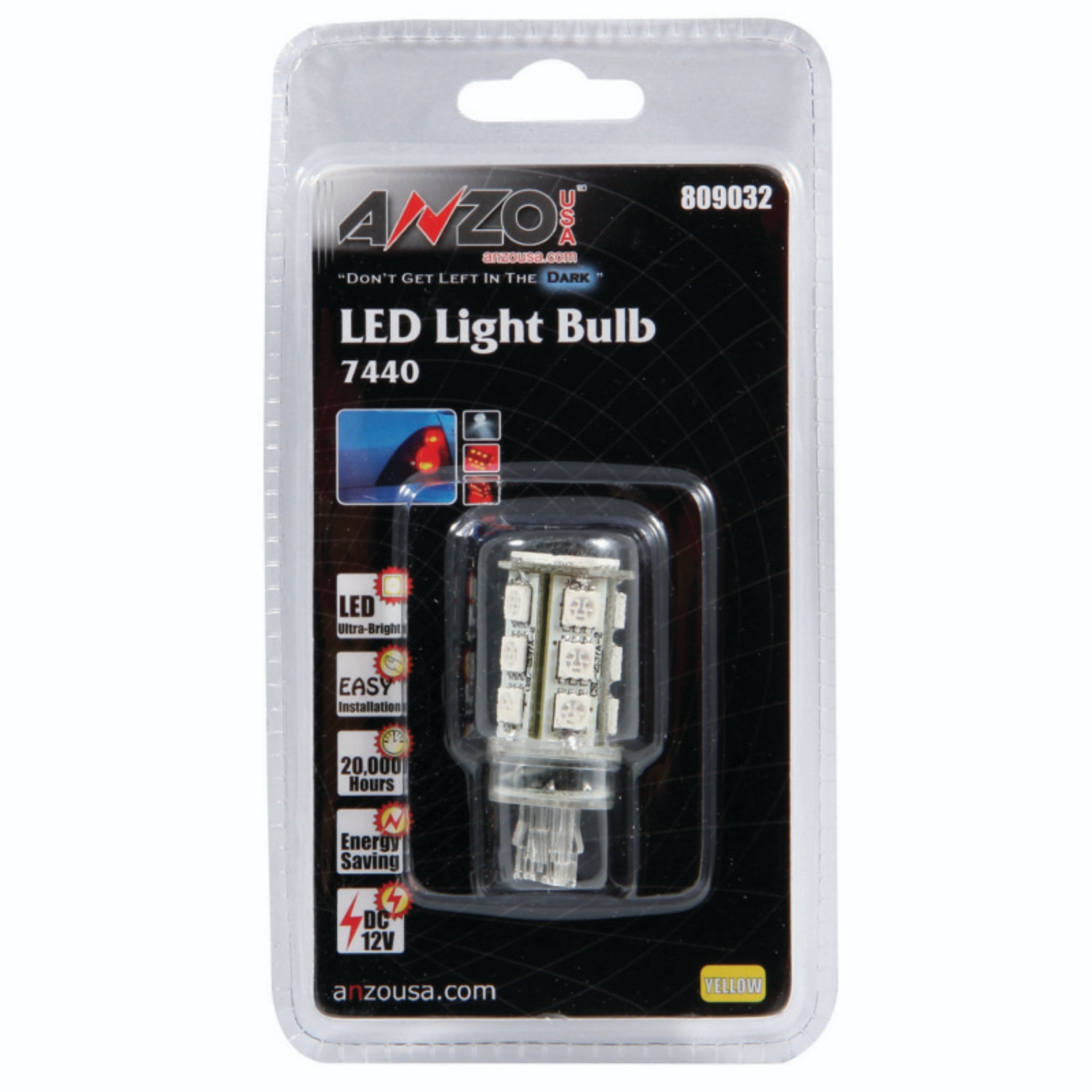 Picture of ANZO LED Bulbs Universal 7443-7440 Amber