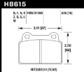 Picture of Hawk EVO X HP+ Street Rear Brake Pads