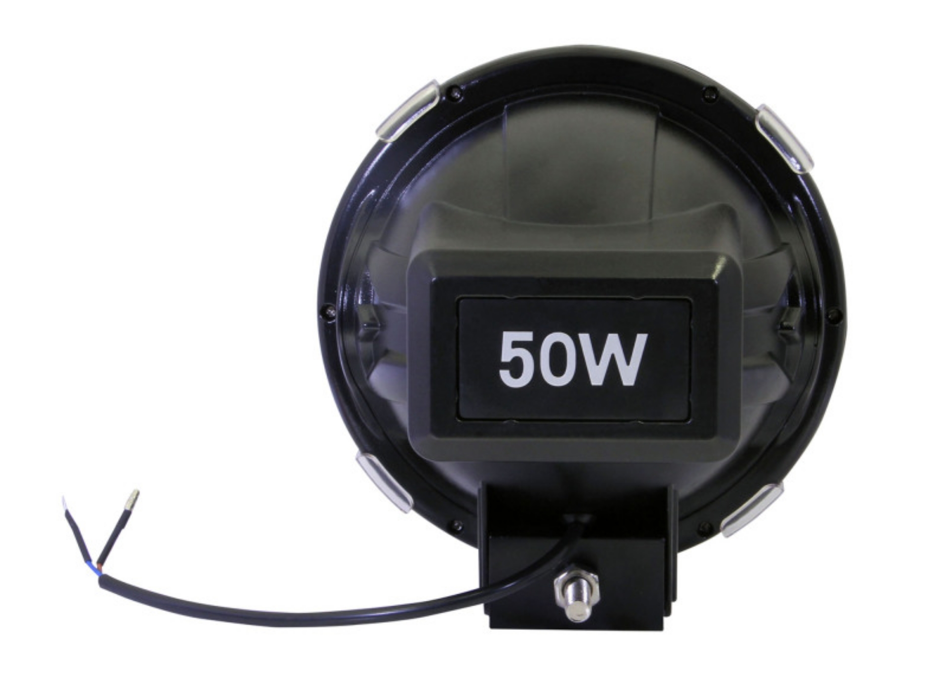 Picture of ANZO Hid Off Road Light Universal 50 Watt 7in HID Off Road Fog Light w- ANZO USA Red bezel