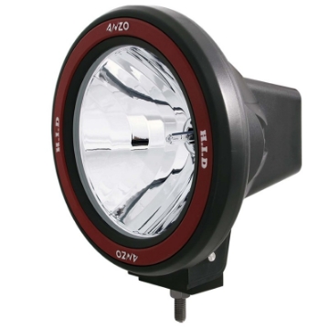 Picture of ANZO Hid Off Road Light Universal 50 Watt 7in HID Off Road Fog Light w- ANZO USA Red bezel