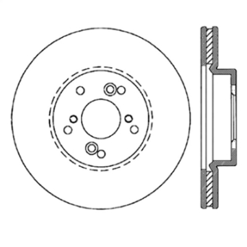 Picture of StopTech Nissan 370Z - 01-03 Acura CL - 06 EL - 04-09 TSX - 03-07 Honda Accord Coupe M-T - 05-08 Se
