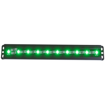 Picture of ANZO Universal 12in Slimline LED Light Bar Green