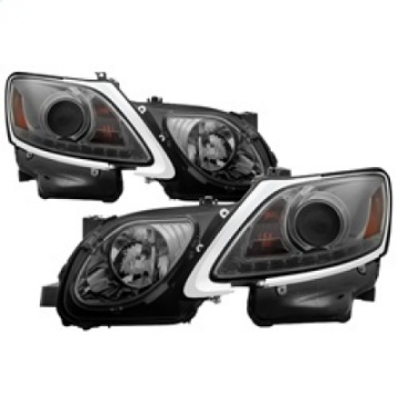 Picture of Spyder Lexus GS 300 - 350 - 450 06-11 Headlights - HID Model Only - Smoke PRO-YD-LG06-HID-DRL-SM